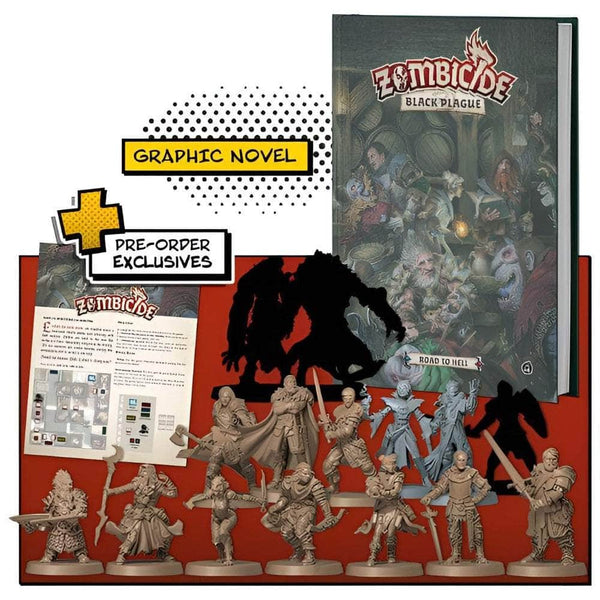 Zombicide: Black Plague CMON Comics Vol. 2 Road to Hell Plus Promos  (Kickstarter Pre-Order Special)