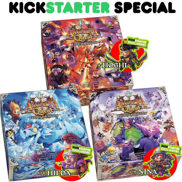 Arcadia Quest: Inferno Dragon Bundle (Kickstarter Special)