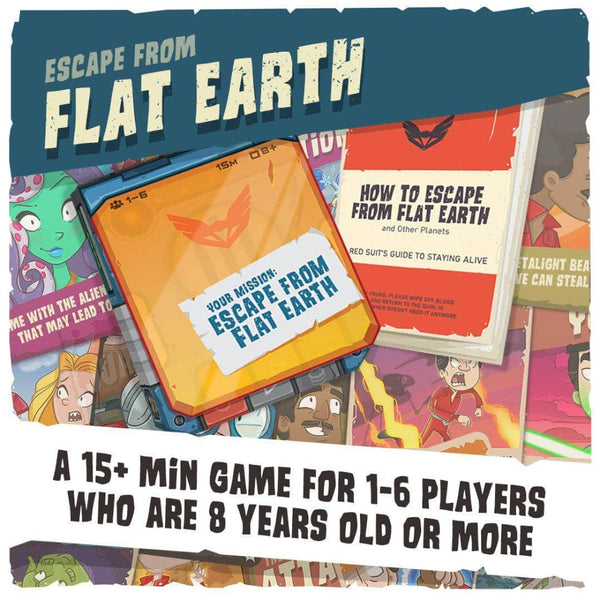 Escape จากเกมกระดานค้าปลีก Flat Earth Core Retail Board The Game Steward 4569