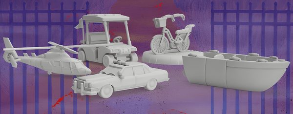 Final Girl: Vehicle Miniature Set [Series 1] (Kickstarter Special)