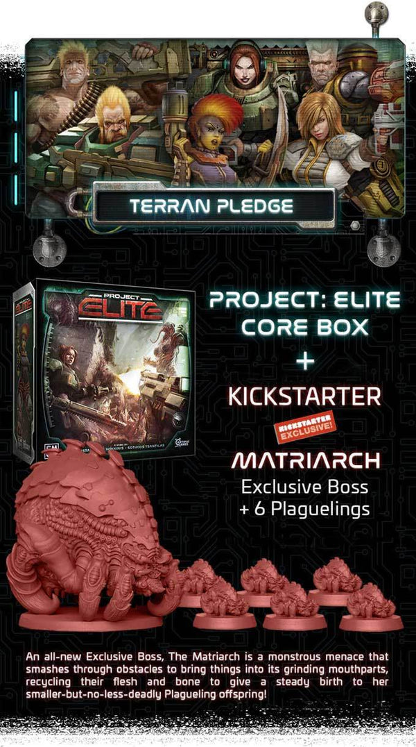 Project ELITE Terran Pledge Kickstarter Board Game - The Game Steward