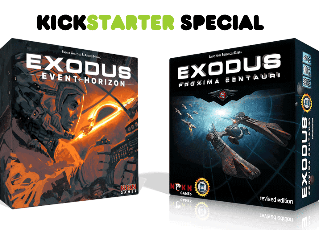 NSKN Games Exodus Board Game Franchise