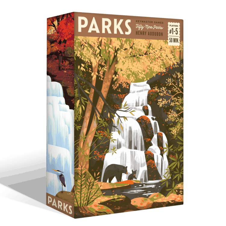 Keymaster Games PARKS Board Game Franchise