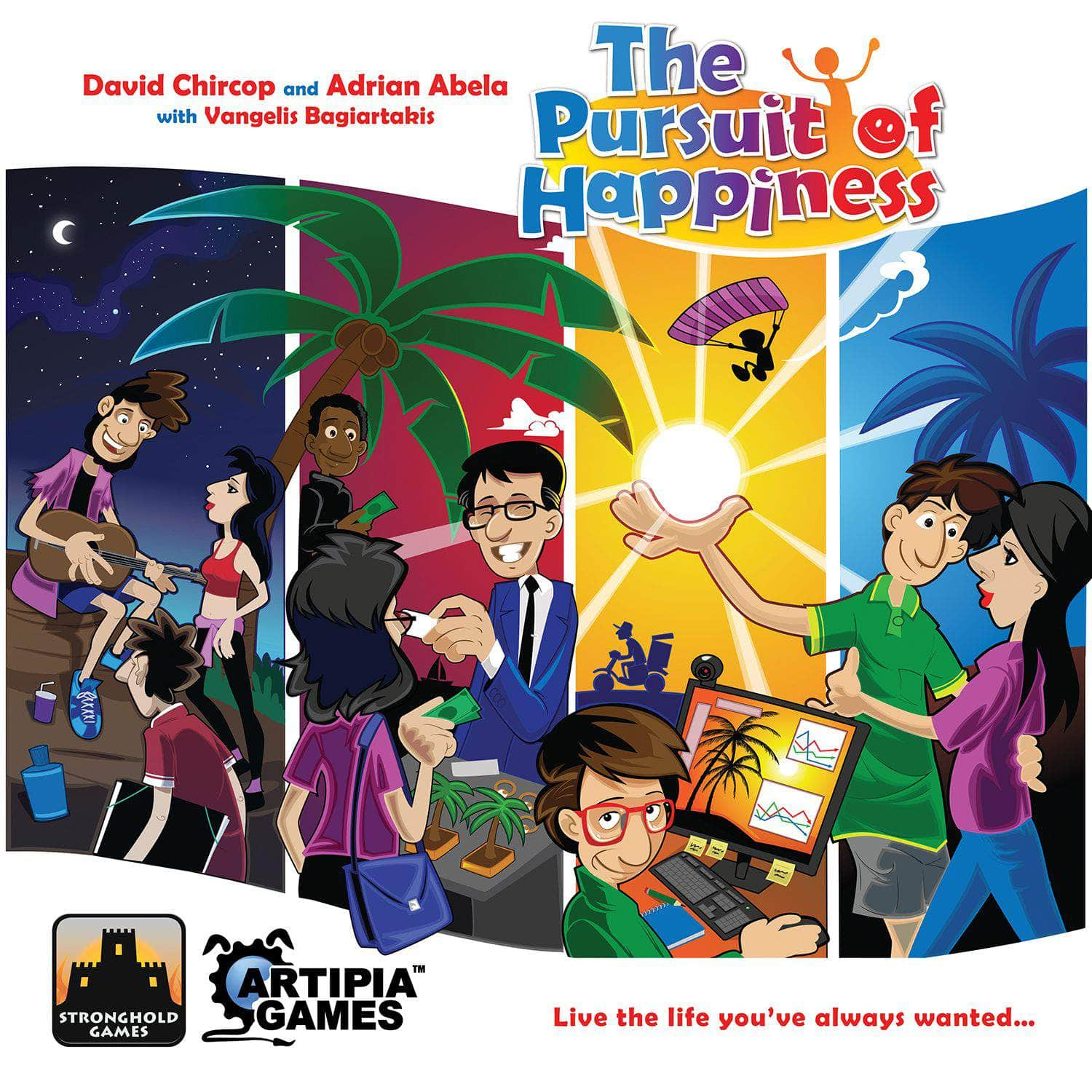 Artipia Games Pursuit of Happiness Board Game Franchise