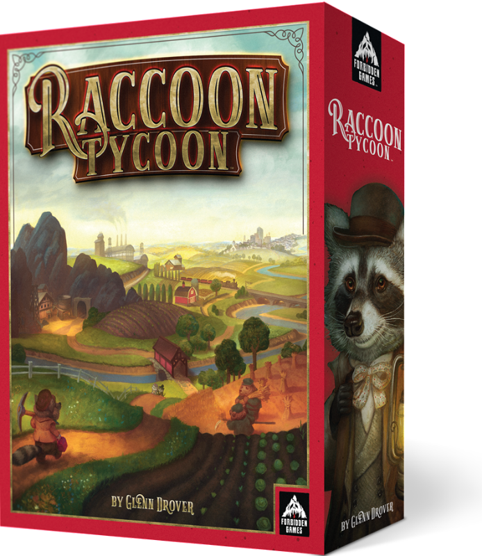 Forbidden Games Raccoon Tycoon Board Game Franchise