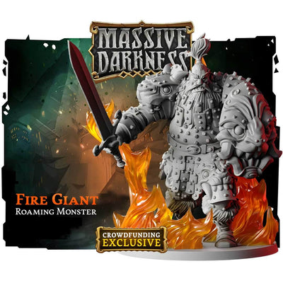 Massivt mörker: Dungeons of Shadowreach Fire Giant Expansion (Kickstarter förbeställning Special)