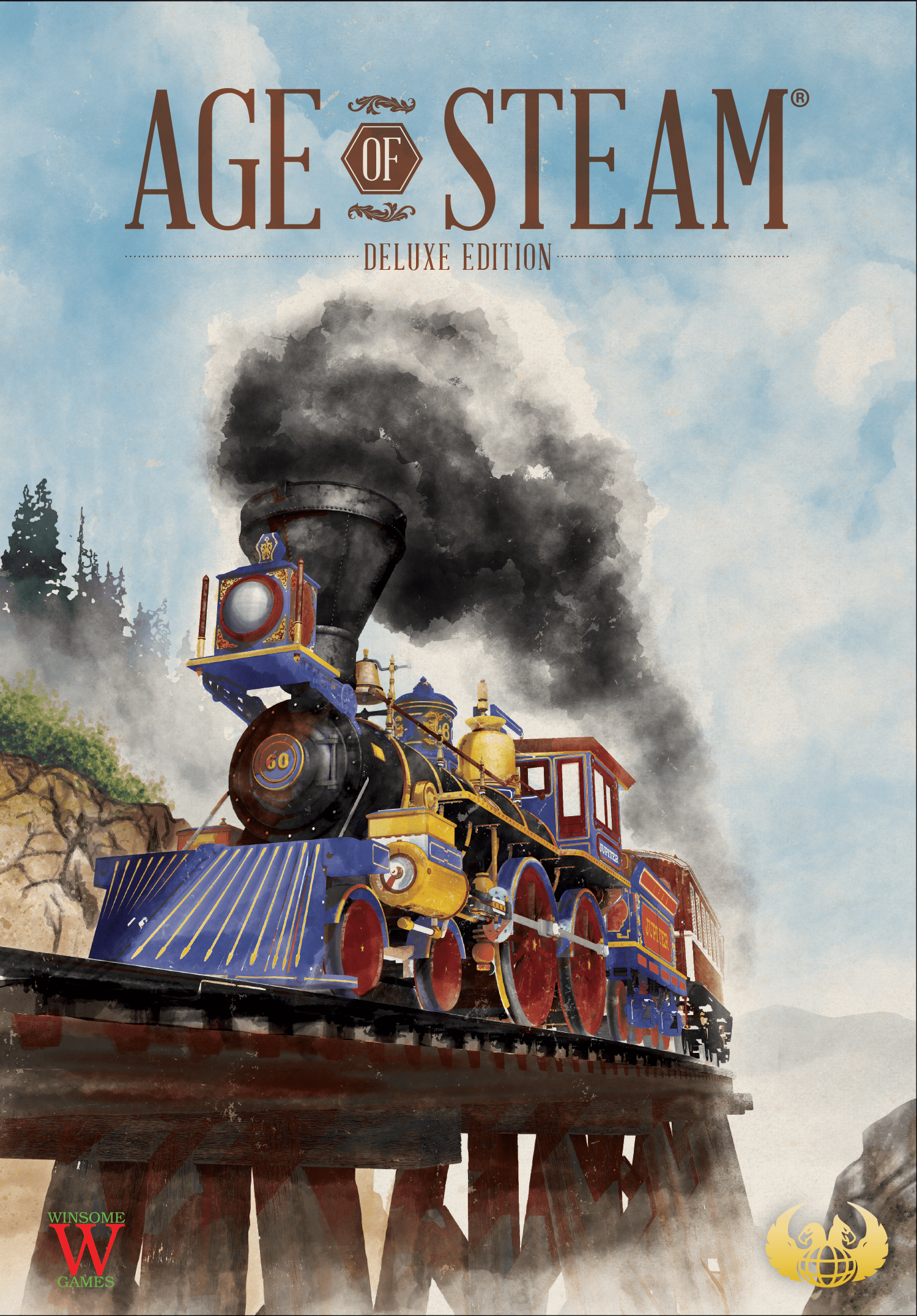 Age of Steam：Deluxe Promo Actions Tile Set（Kickstarter Special）Kickstarter Board Game Accessory Eagle Gryphon Games KS001772A