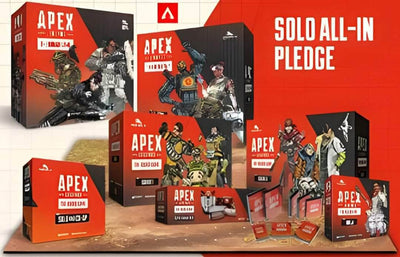 Apex Legends: Solo All-In Pledge (Kickstarter förbeställning Special) Kickstarter brädspel Glass Cannon Unplugged KS001510A