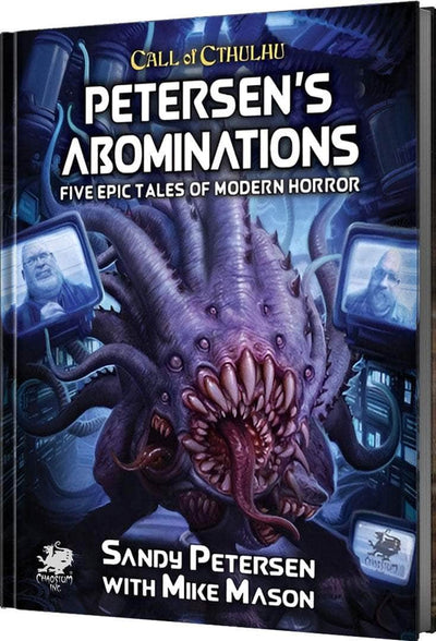 Call of Cthulhu: Abominations Hardback (Retail Edition) di Petersen Supplemento di gioco di ruolo al dettaglio Chaosium KS001239D