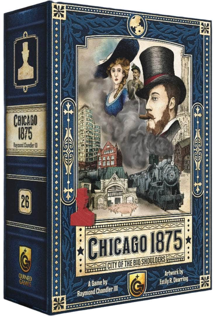 Chicago 1875: City of the Big Shougs: MasterPrint 2025 Edition (Kickstarter Pre-Order Special) Juego de mesa minorista Quined Games KS000906B