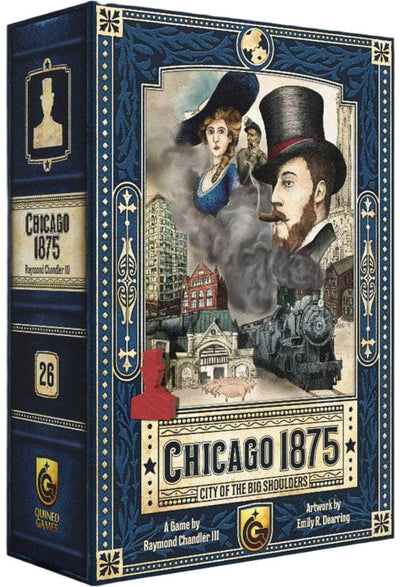 Chicago 1875 : City of the Big Therters : MasterPrint 2025 Edition (킥 스타터 선주문 특별) 소매 보드 게임 Quined Games KS000906B