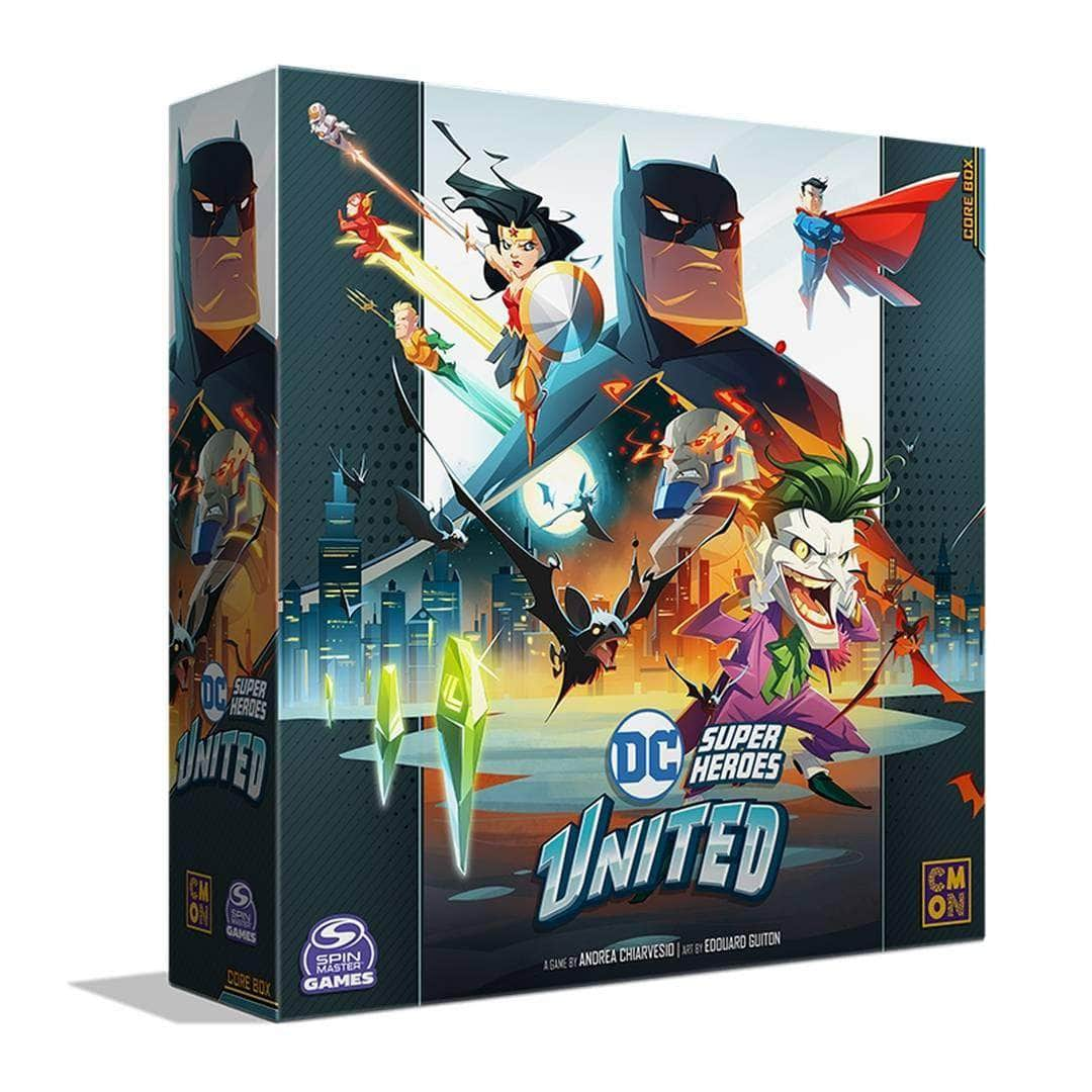 DC Super Heroes United: Conquistador Joga Alling Pledge (Kickstarter Pré-encomenda) jogo de tabuleiro Kickstarter CMON KS001807A