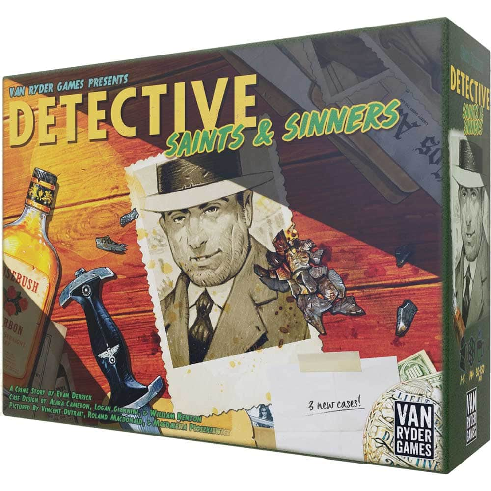 Detective City of Angels: Saints and Sinners Kickstarter Board Game  Expansion - The Game Steward