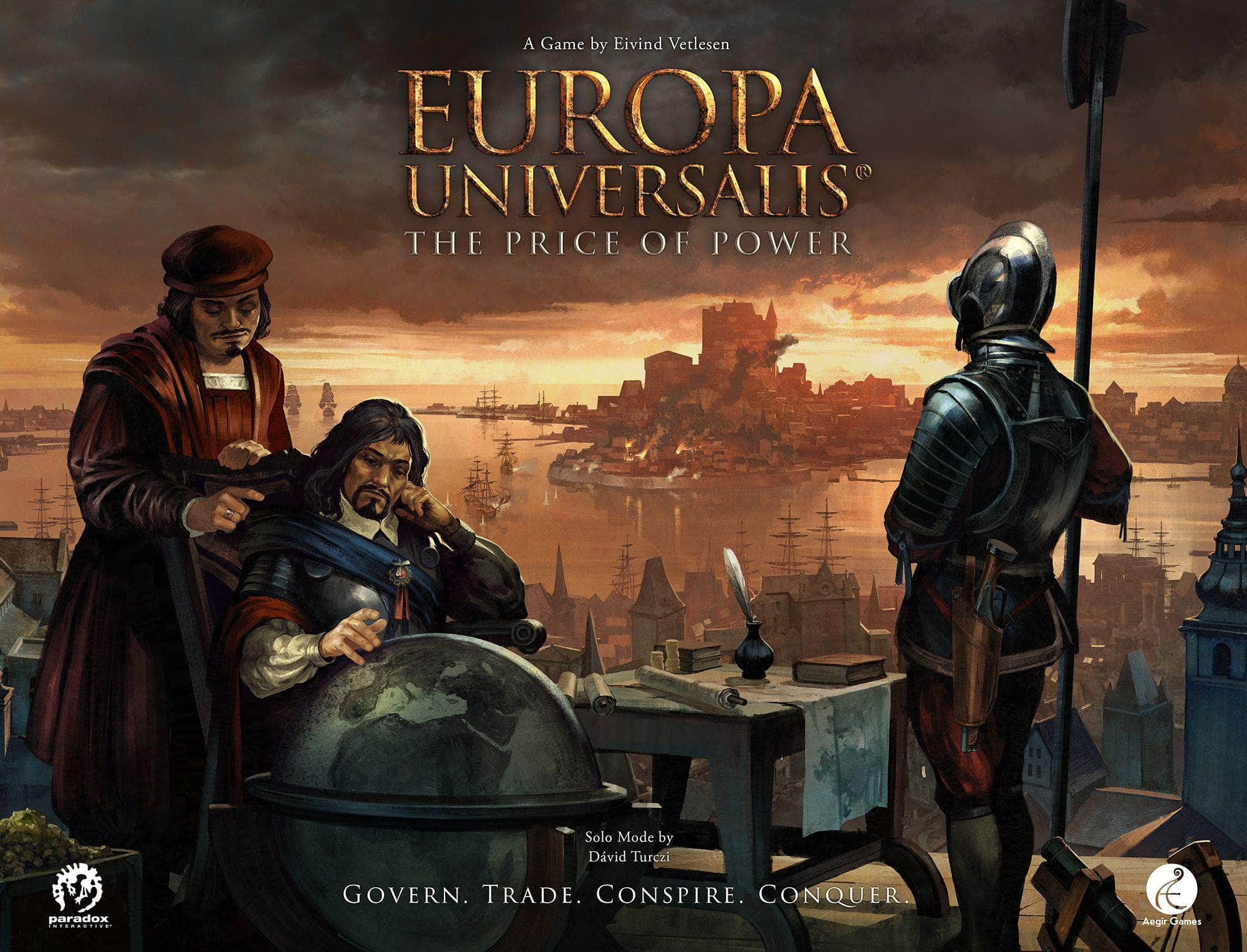 Europa: Universalis: Deluxe Edition Gameplay Bundle (Kickstarter Pre-Order Special) Kickstarter Board Game Aegir Games KS001899A