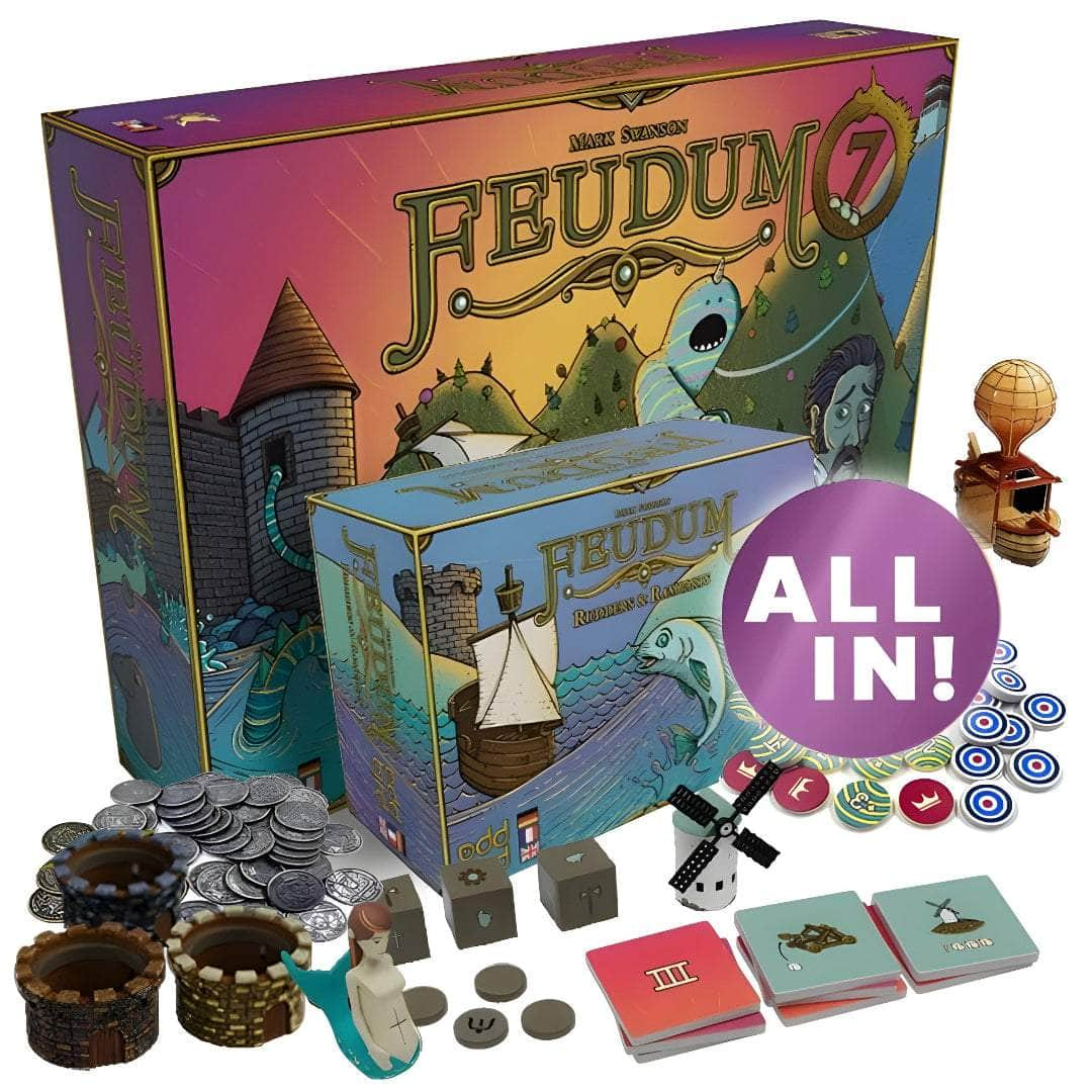 Feudum：セプテンニアルエディションゲームプレイオールインバンドル（Kickstarter Pre-Order Special）Kickstarterボードゲーム Odd Bird Games KS001866A