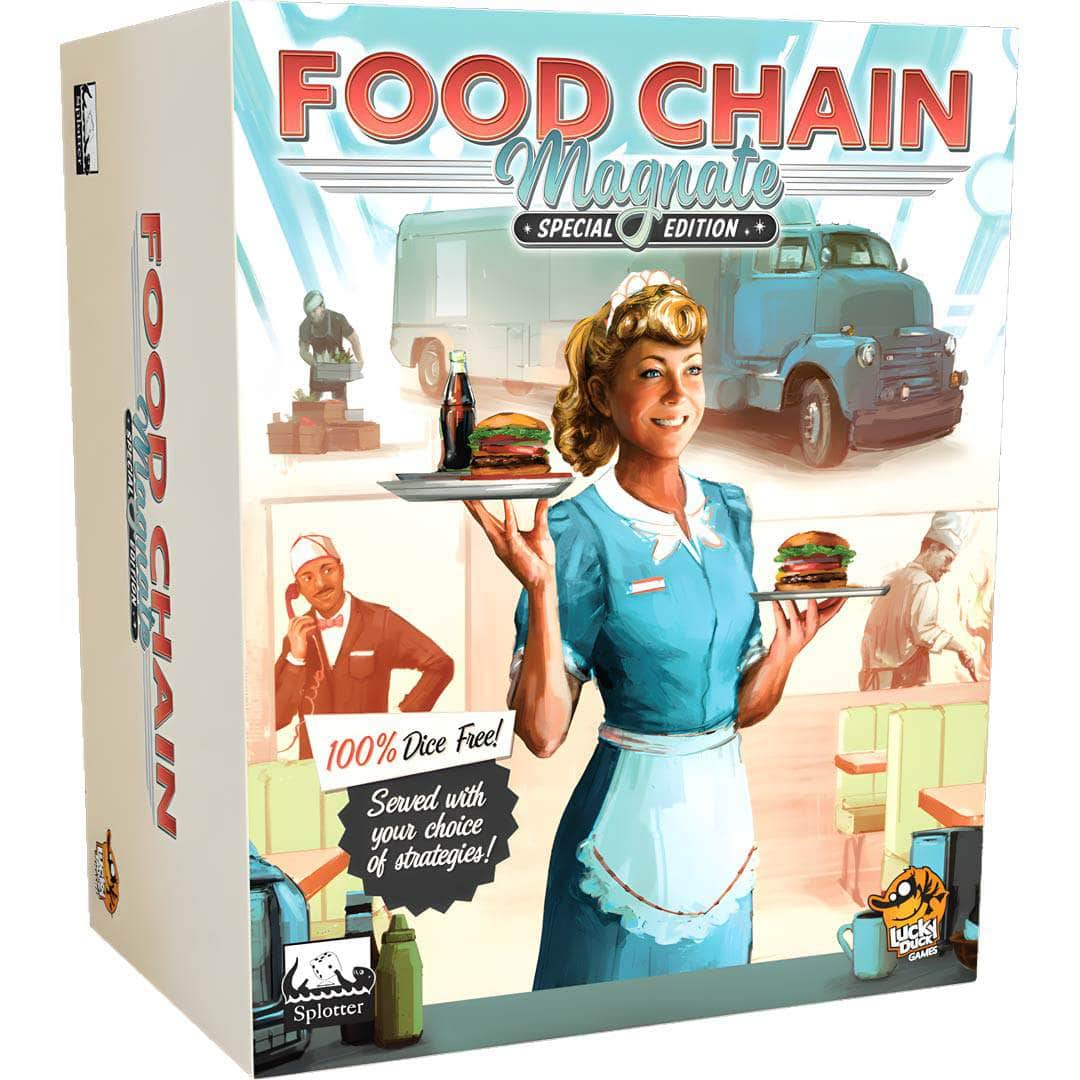 Food Chain Magnate: Collectors Pledge Kickstarter Pre-Order Edition Board  Game - The Game Steward