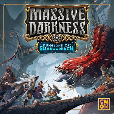 Massive Darkness: Dungeons of Shadowreach Dragons hoard spel allt-in löfte (Kickstarter förbeställning special) Kickstarter brädspel CMON KS001951A