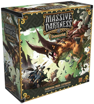 Massive Darkness: Dungeons of Shadowreach Dragons hoard spel allt-in löfte (Kickstarter förbeställning special) Kickstarter brädspel CMON KS001951A