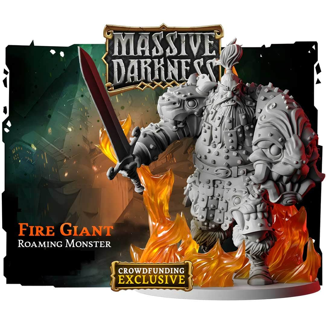 Massive Darkness: Dungeons of Shadowreach Fire Giant Expansion (Kickstarter Pre-Order Special) Kickstarter Board Game Expansion CMON KS001937A