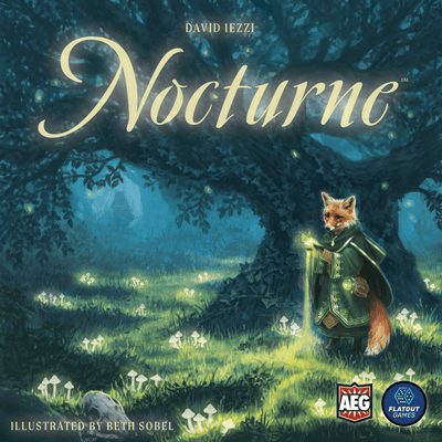 Nocturne: jogo de tabuleiro mais pacote promocional da meia-noite da meia-noite (Kickstarter pré-encomenda especial) jogo de tabuleiro Kickstarter Flatout Games KS001785A