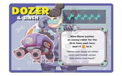 Robot Quest Arena: Dozer Robot Pack (Kickstarter Pre-Order Special) Kickstarter Board Game Expansion Wise Wizard Games KS001853A