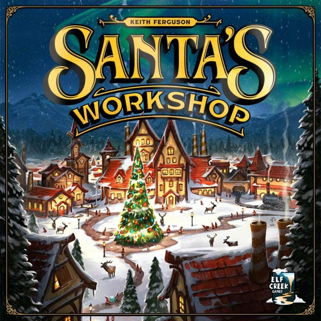 Εργαστήριο Santa: Deluxe Edition Plus Promos (Kickstarter Pre-Order Edition) Λιανική επιτραπέζια παιχνίδι Elf Creek Games KS001819A