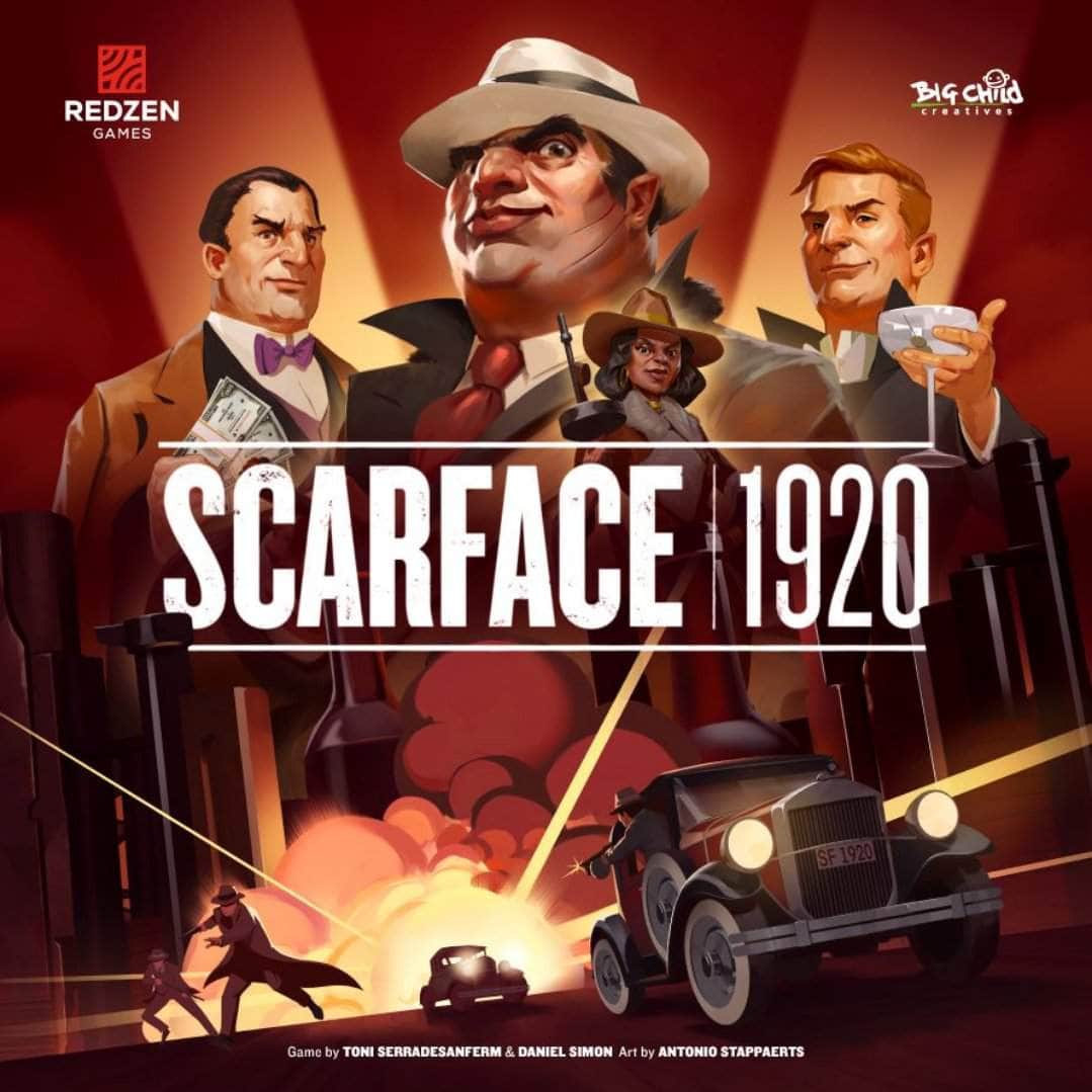 Scarface 1920: Core Game Plus The Enforcers -laajennus (Kickstarterin ennakkotilaus) Kickstarter Board Game Redzen Games KS001839a