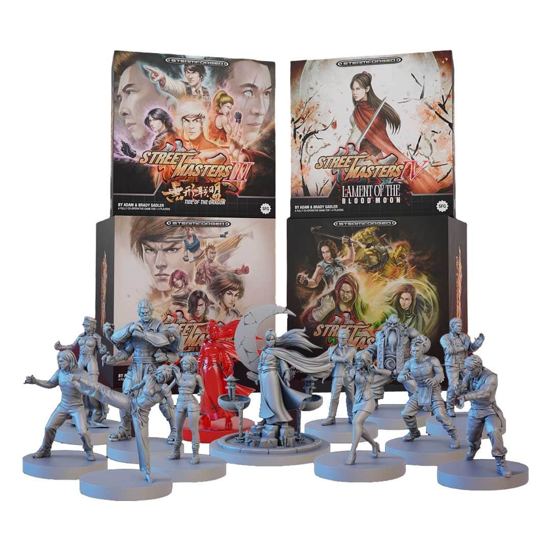 Street Masters: Global Gladiator Pledge plus Add-On-Bundle (Kickstarter-Vorbestellungsspezialitäten) Kickstarter-Brettspiel Steamforged Games KS001790A