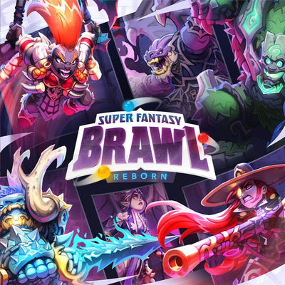 Super Fantasy Brawl: Reborn Gameplay All-In Pledge (Kickstarter Pre-erityinen) Kickstarter Board Game CMON 618528205250 KS001165B