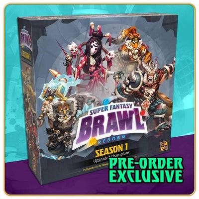 Super Fantasy Brawl: Reborn Gameplay All-in Pledge (Kickstarter Pre-Special) Kickstarter társasjáték CMON 618528205250 KS001165B