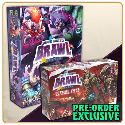 Super Fantasy Brawl: Reborn GamePlay All-In Prometa (Kickstarter Prepecial) Juego de mesa de Kickstarter CMON 618528205250 KS001165B