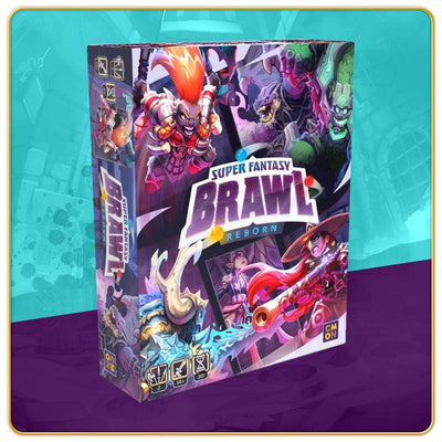 Super Fantasy Brawl: Reborn Gameplay All-In Pledge (Kickstarter Pre-erityinen) Kickstarter Board Game CMON 618528205250 KS001165B