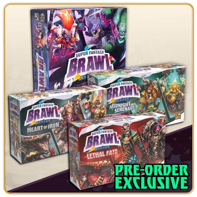 Super Fantasy Brawl: Reborn Gameplay All-In Pledge (Kickstarter Pre-speziell) Kickstarter-Brettspiel CMON 618528205250 KS001165B