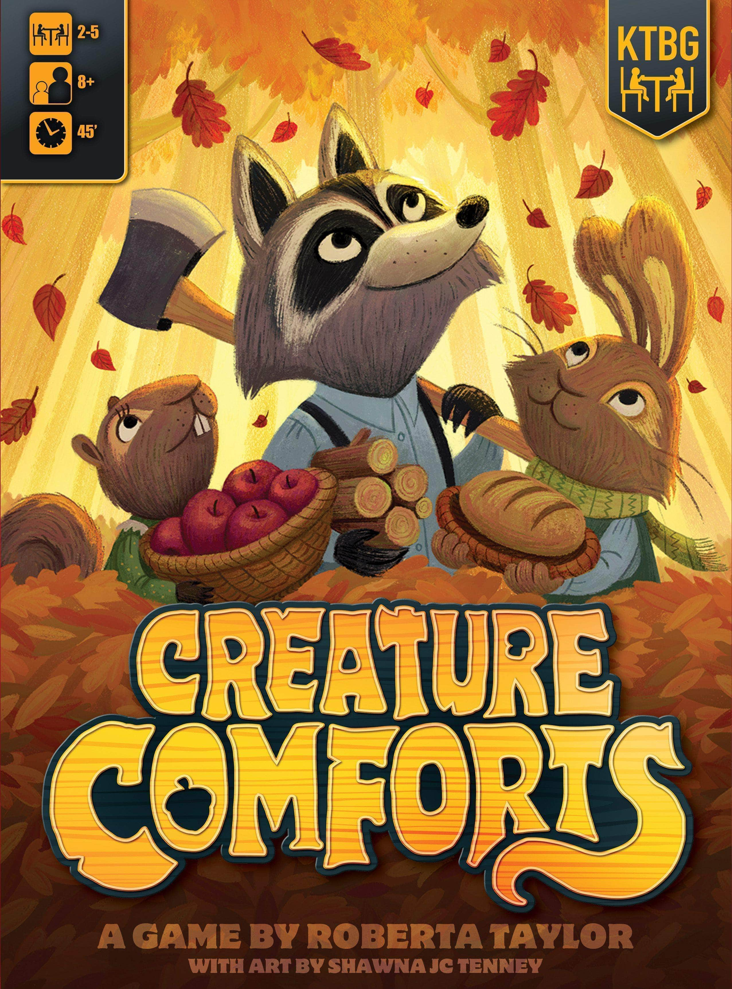 Creature Comforts Kickstarterボードゲーム The Game Steward