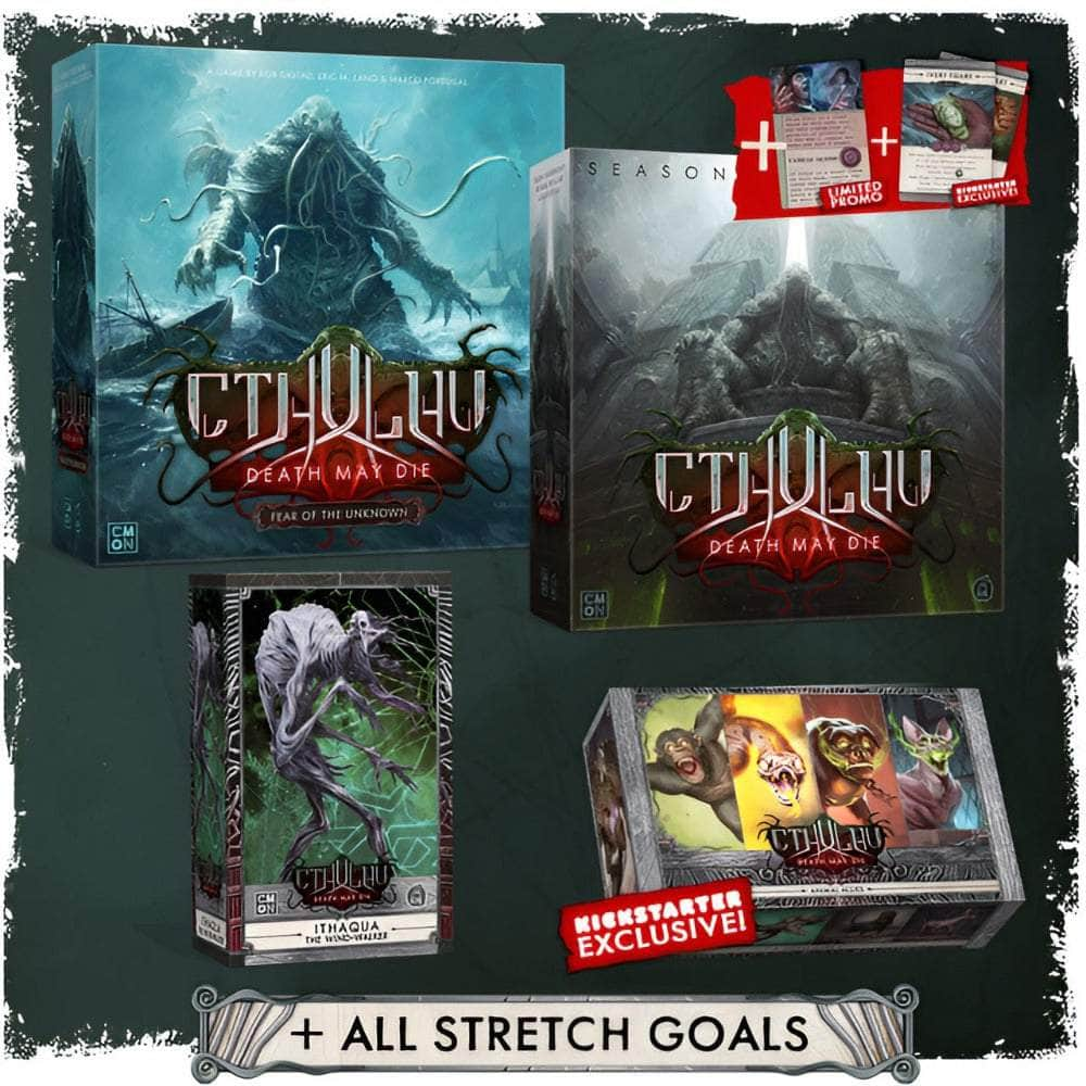 Cthulhu Death May Die: Fear of The Unknown All Knowing Pledge Kickstarter  Board Game - The Game Steward