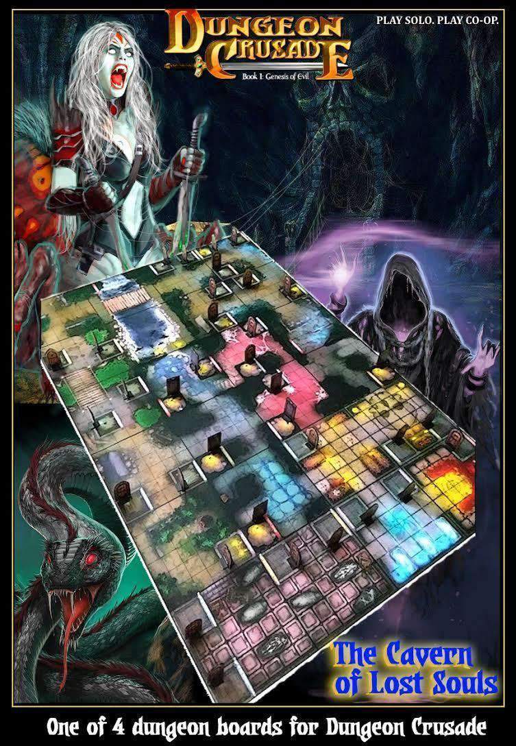 Dungeon Crusade - Book I: Genesis of Evil Kickstarter Board Game - The Game  Steward