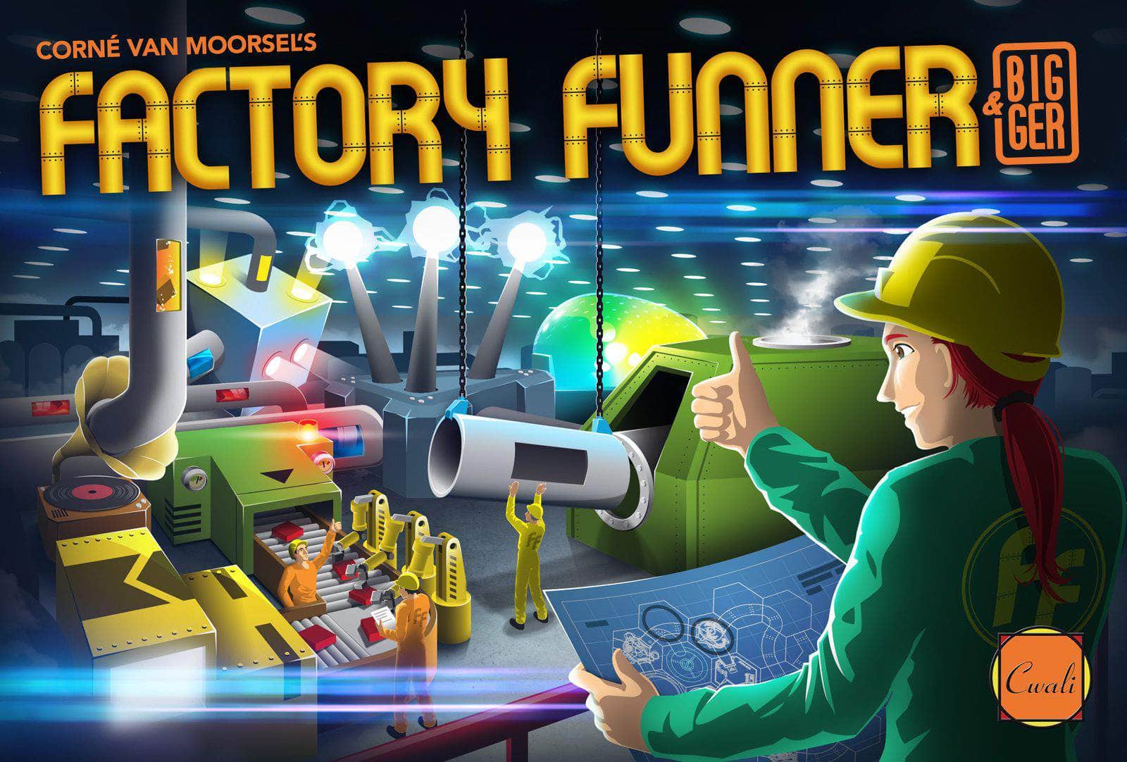 משחק Factory Funner (Kickstarter Special) משחק הלוח של Kickstarter Cwali KS800177A