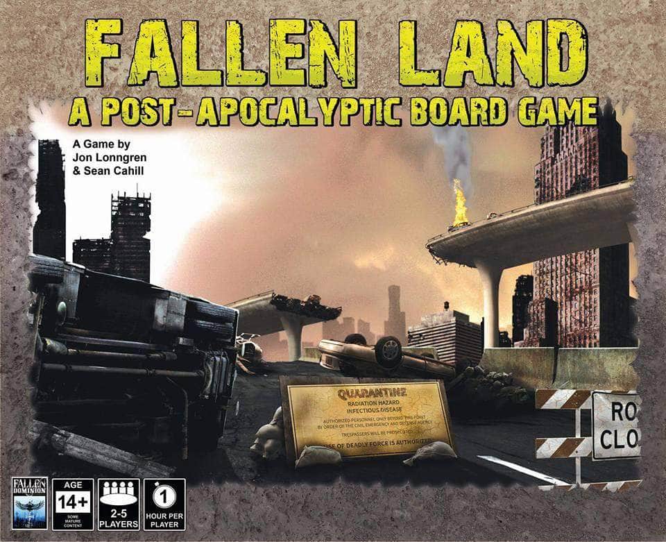 堕落的土地：一场世界末日后的棋盘游戏（Kickstarter Special）Kickstarter棋盘游戏 Fallen Dominion Studios KS800132A