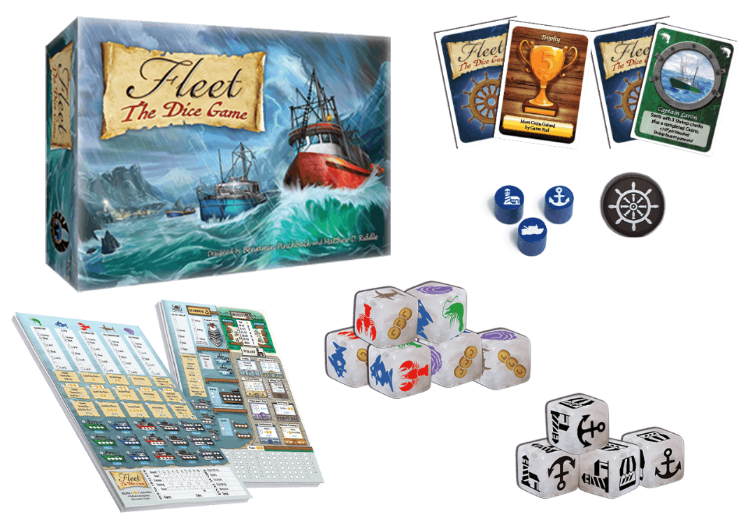 Fleet: The Dice Game Second Edition Plus Dicey Waters Expansion Retail  Edition Board Game - The Game Steward