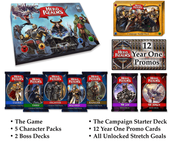Hero Realms Deck-building Game  Hero Realms is a Fantasy-Themed  Deck-building Game from Wise Wizard Games, the Creators of Star Realms