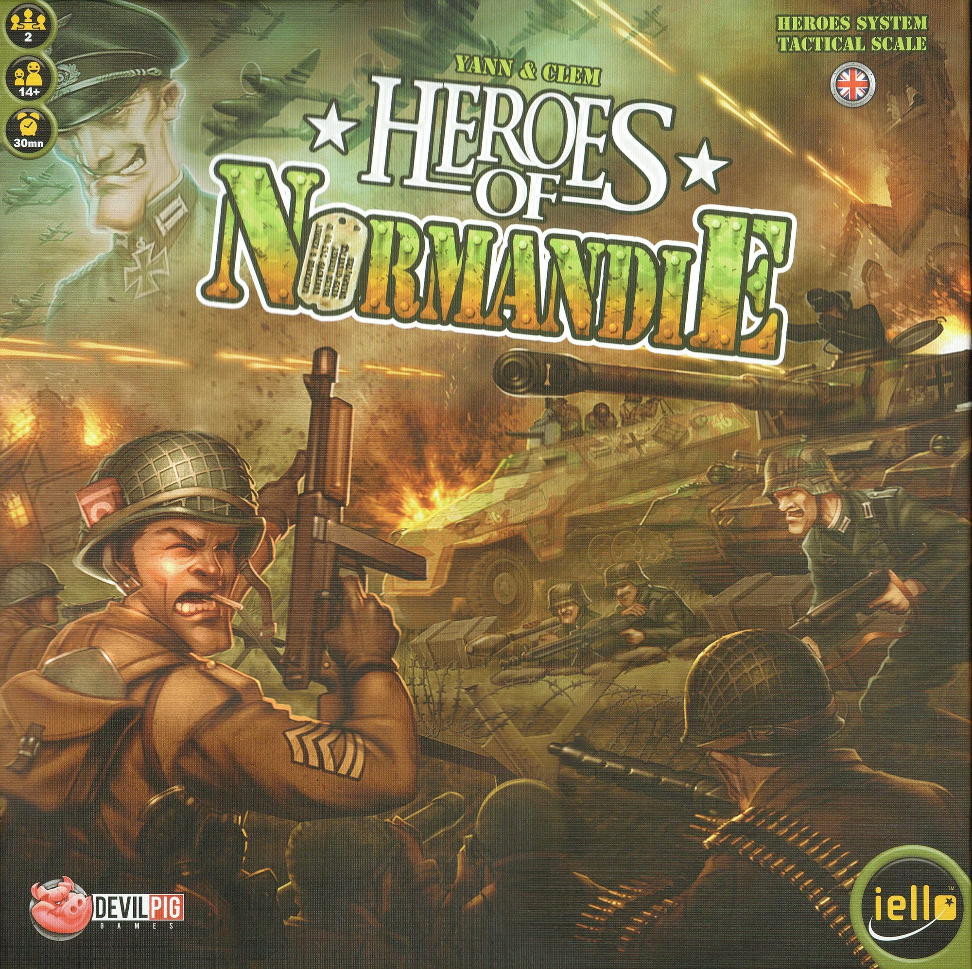 Heroes of Normandie (Kickstarter Special) Kickstarter Game Devil Pig Games KS800602A