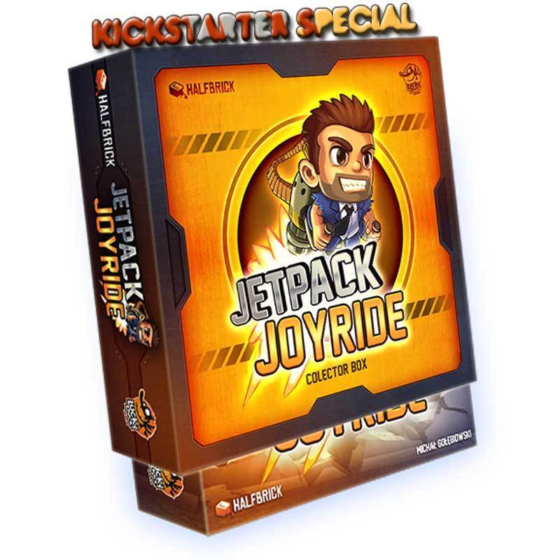 Jetpack Joyride: Deluxe Pledge plus add-ons bundel (Kickstarter pre-order special) Kickstarter Board Game Lucky Duck Games