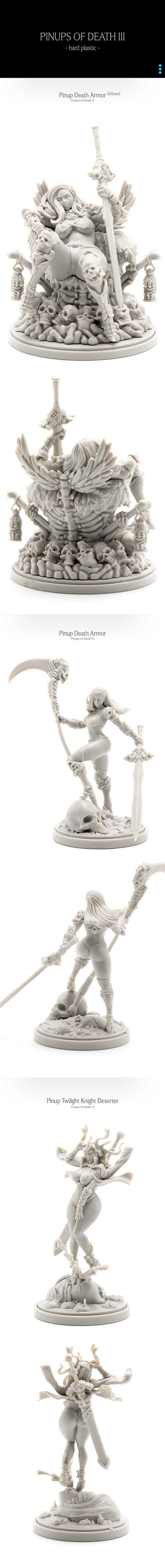 Kingdom Death Monster Pinups of Death IV Kickstarter Board Game