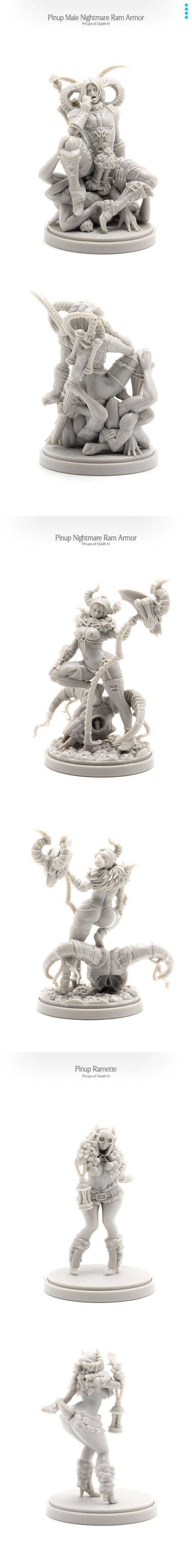 Kingdom Death Monster: Pinups of Death IV (Kickstarter Special)