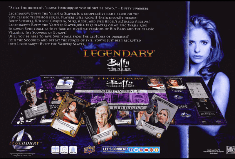 Legendary Buffy the Vampire Slayer Retail Edition Retail Board