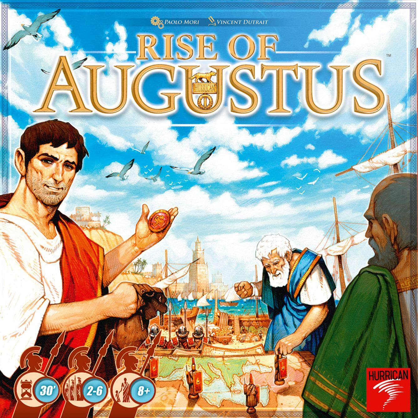 Augustus의 Rise (Retail Edition) 소매 보드 게임 Hurrican KS800362A