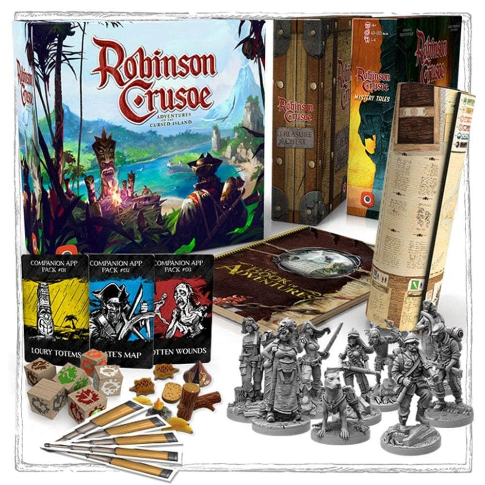 Robinson Crusoe: Book of Adventures Kickstarter Board Game Expansion ...