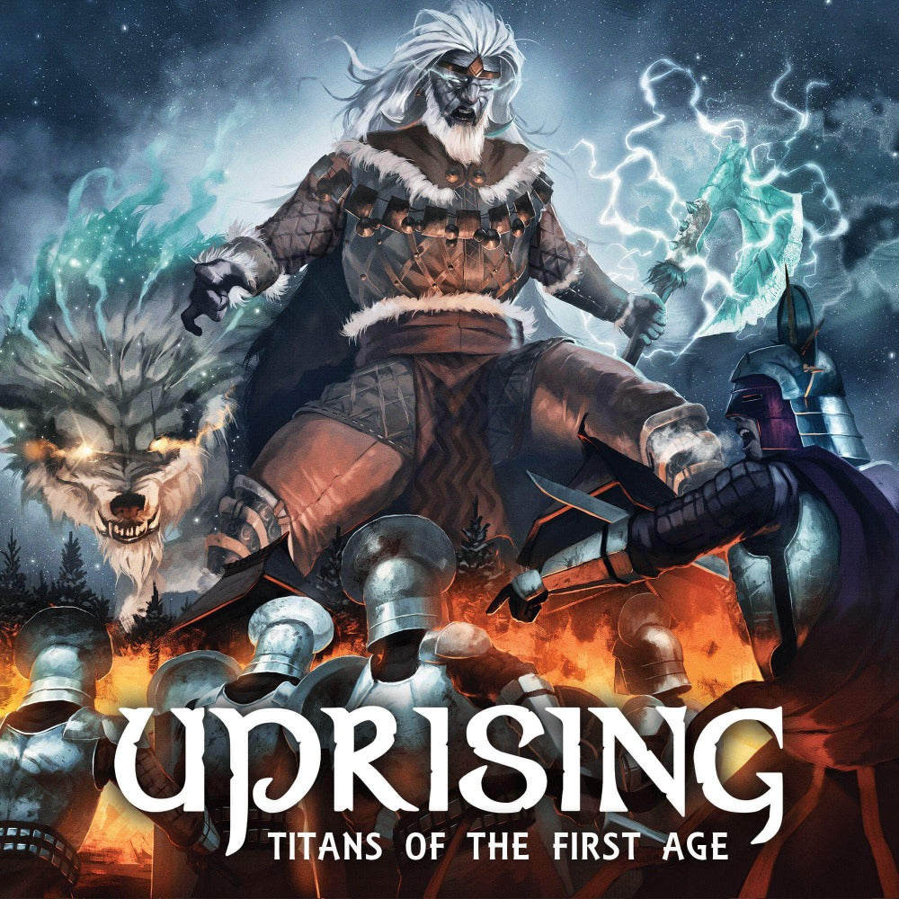 Uprising: Titãs da primeira idade Ultimate Pledge Bundle (edição de pré-encomenda de varejo) Jogos de tabuleiro Kickstarter Nemesis Games KS800741B