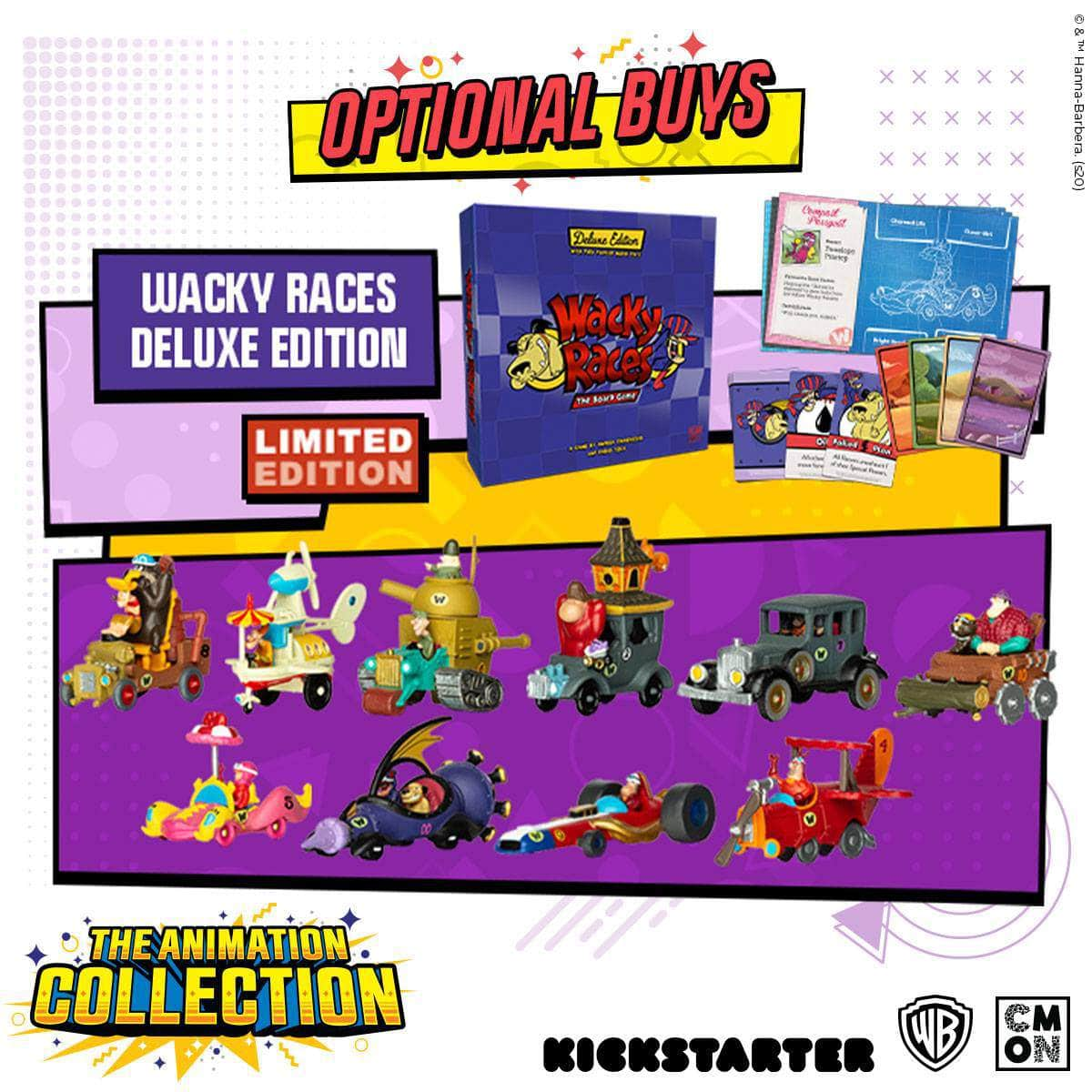 Wacky Races Deluxe Ediition Plus Dick Dastardly and Muttley Kickstarter  Board Game - The Game Steward