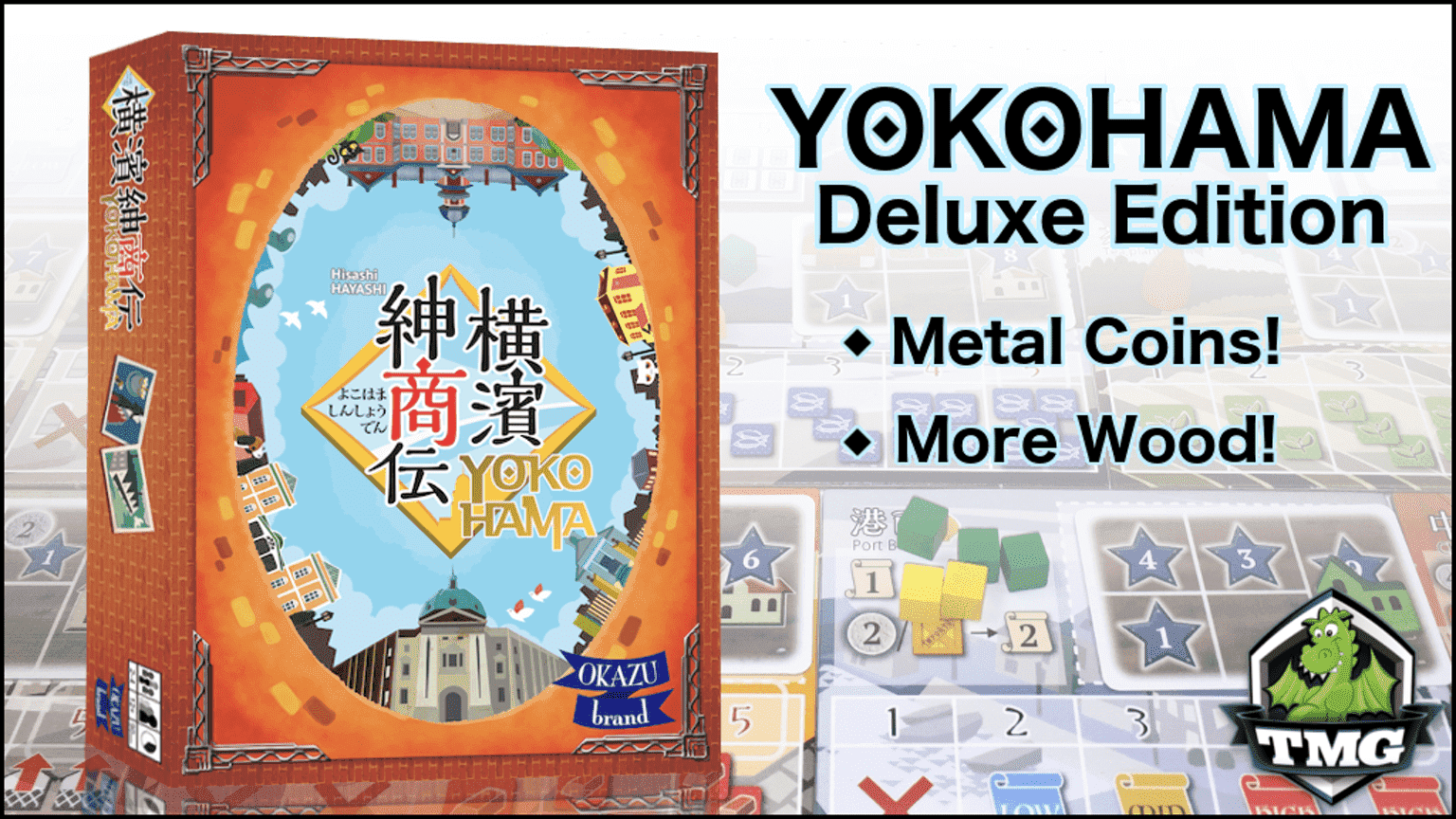 Yokohama: Deluxified Core Game Plus Stretch Goals (Kickstarter Special)